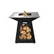 outdoor grill with storage
